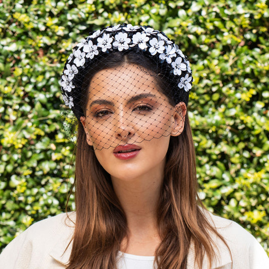 Star Jasmin Spring Veiled Headband