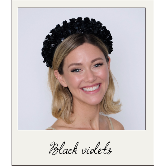 Viola Nero Headband